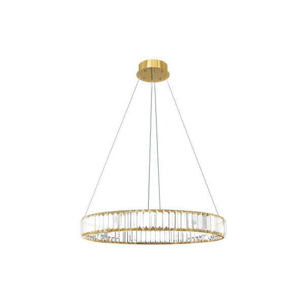 Подвесной светодиодный светильник Loft IT Crystal ring 10135/600 Gold Подвесной светодиодный светильник Loft IT Crystal ring 10135/600 Gold