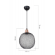 Подвесной светильник Toplight Beatrix TL1602H-01BK