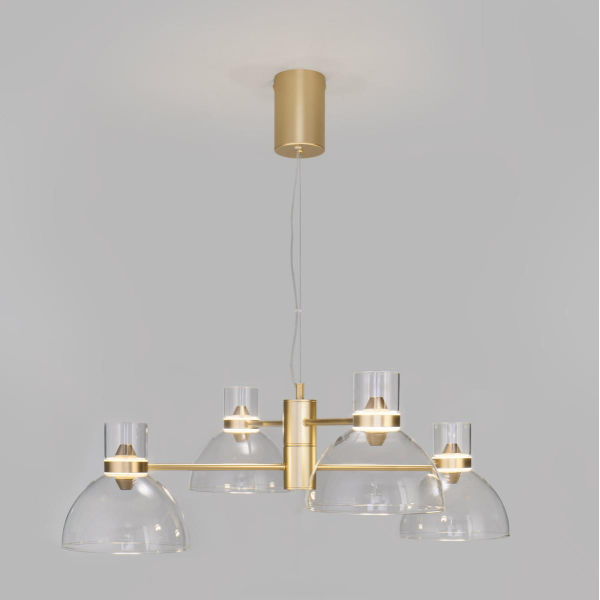 Подвесной светодиодный светильник Eurosvet Vial 204053 LED латунь a072060