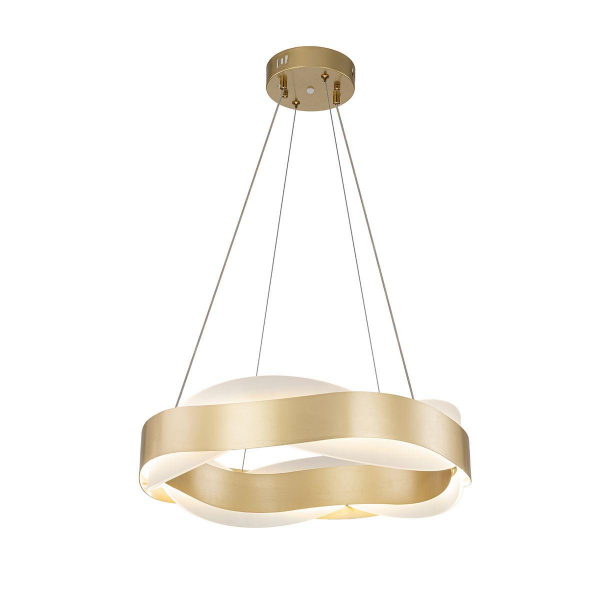 Подвесной светодиодный светильник Indigo Treccia 14013/A/1P Gold V000068L Подвесной светодиодный светильник Indigo Treccia 14013/A/1P Gold V000068L
