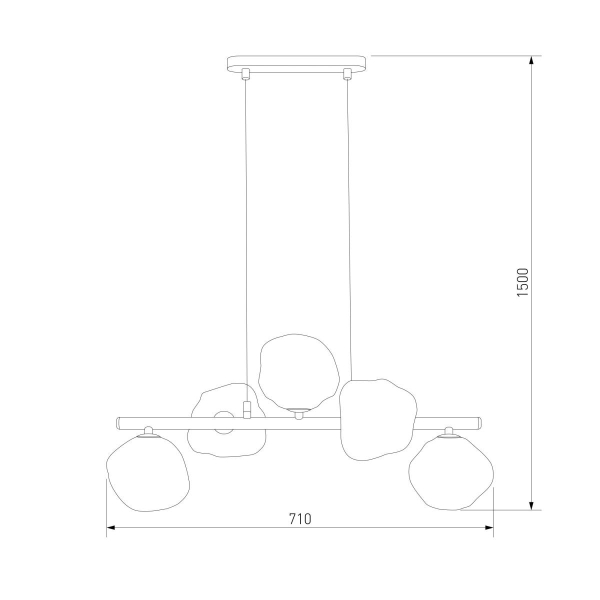 Подвесной светильник TK Lighting 11111 Lava Sabia a071862