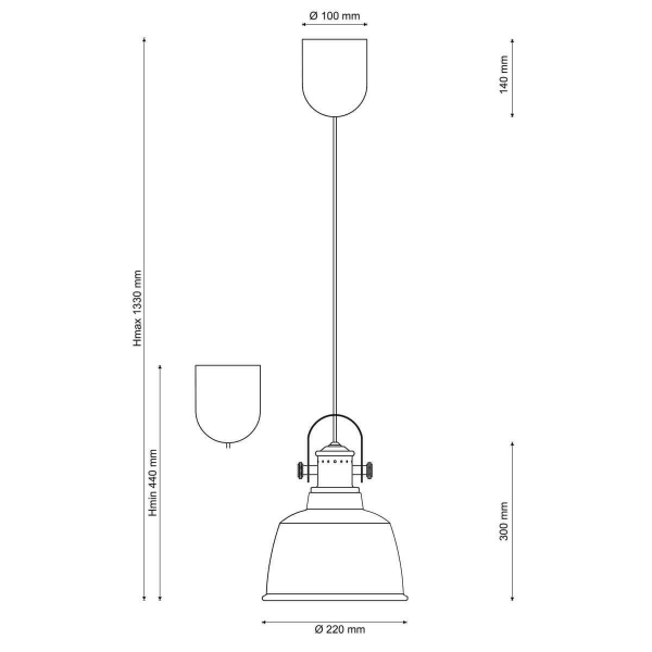 Подвесной светильник Lucia Tucci Industrial 1820.1 Sand Silver Подвесной светильник Lucia Tucci Industrial 1820.1 Sand Silver