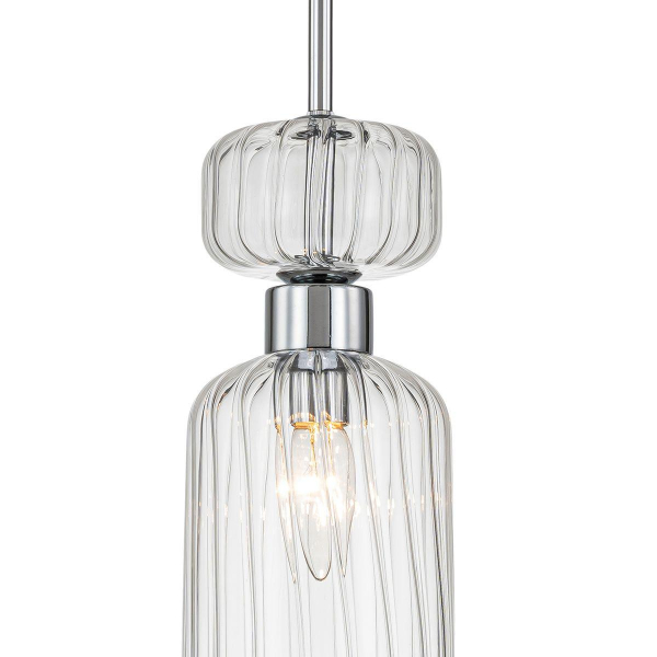 Подвесной светильник Escada Gloss 1141/1S Chrome/Clear