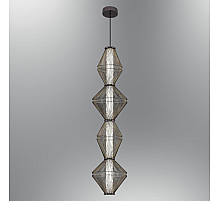 Светильник подвесной Alfa Light F3024-10 BLACK CHROME