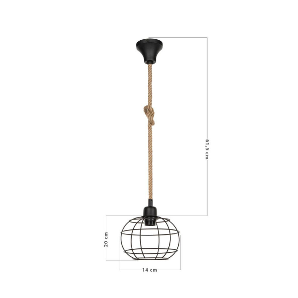 Подвесной светильник Toplight Adella TL1600H-01BK