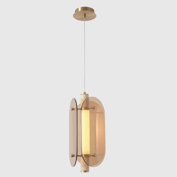 Подвесной светильник Crystal Lux AMARILLO SP18W LED BRASS Подвесной светильник Crystal Lux AMARILLO SP18W LED BRASS