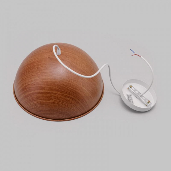 Подвесной светильник IMEX MD.5660-1-P-WT+WOOD Подвесной светильник IMEX MD.5660-1-P-WT+WOOD