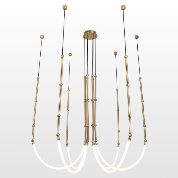 Подвесной светодиодный светильник Lussole Loft BEND LSP-7071 Подвесной светодиодный светильник Lussole Loft BEND LSP-7071