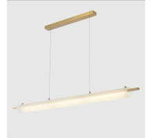 Подвесной светодиодный светильник Crystal Lux Tunnel SP40 Led Brass