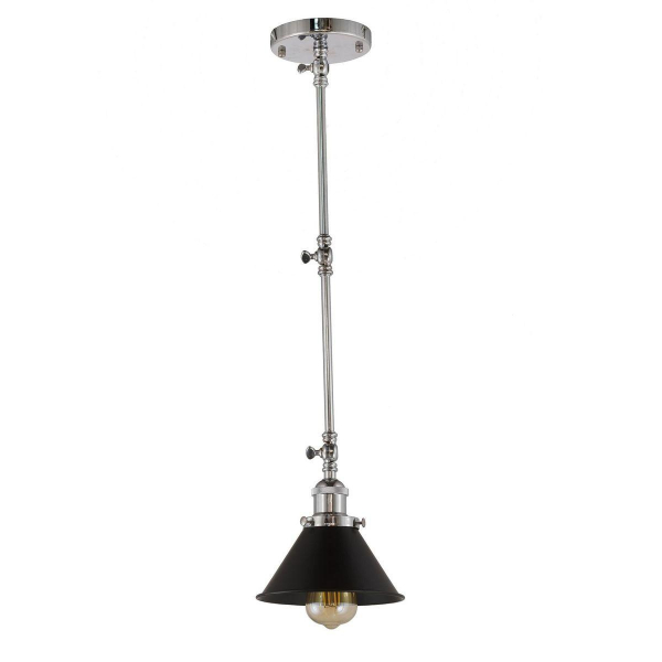 Подвесной светильник Lumina Deco Gubi LDP B005 CHR+BK Подвесной светильник Lumina Deco Gubi LDP B005 CHR+BK
