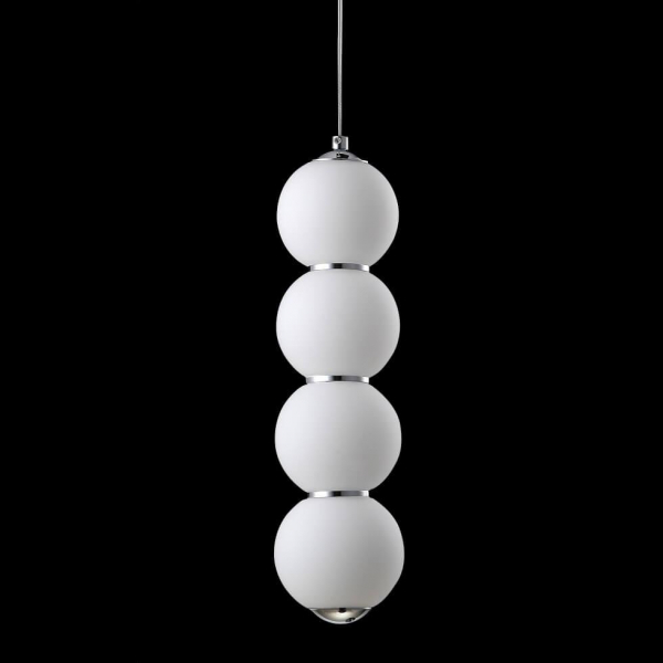 Подвесной светодиодный светильник Crystal Lux Desi SP4 Chrome/White Подвесной светодиодный светильник Crystal Lux Desi SP4 Chrome/White