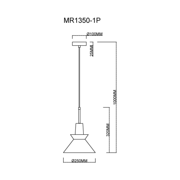 Подвесной светильник MyFar Kristina MR1350-1P Подвесной светильник MyFar Kristina MR1350-1P