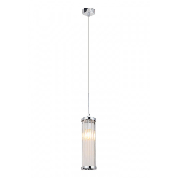 Подвесной светильник Crystal Lux Tadeo SP1 D100 Chrome/Transparente Подвесной светильник Crystal Lux Tadeo SP1 D100 Chrome/Transparente