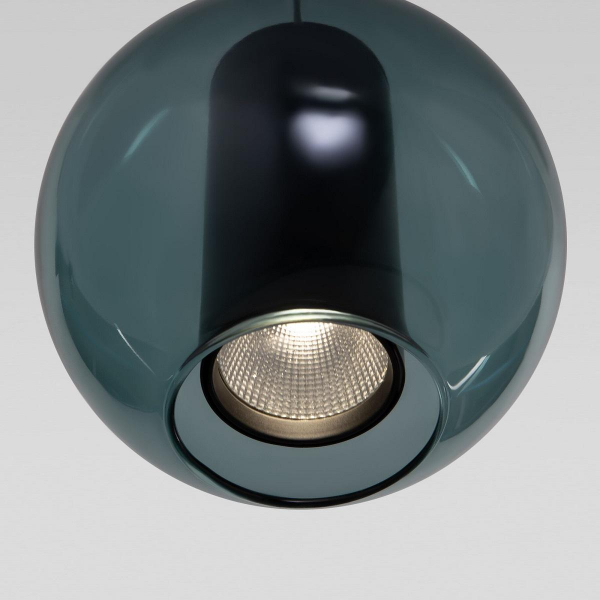 Подвесной светодиодный светильник Eurosvet Cobble 50258/1 LED бирюзовый Подвесной светодиодный светильник Eurosvet Cobble 50258/1 LED бирюзовый