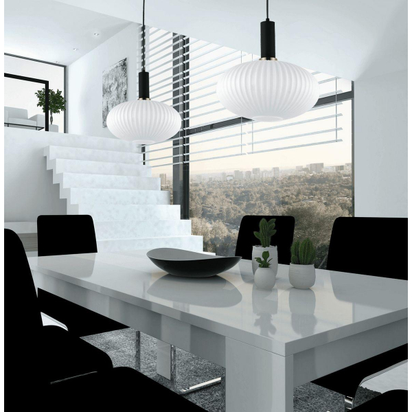 Подвесной светильник Lumina Deco Floril LDP 1216-1 WT+BK Подвесной светильник Lumina Deco Floril LDP 1216-1 WT+BK