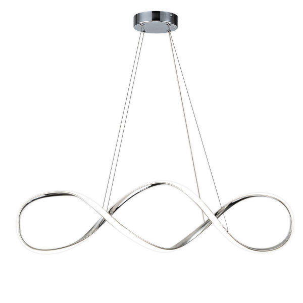 Подвесной светодиодный светильник Escada Knot 10236/1LED Chrome Подвесной светодиодный светильник Escada Knot 10236/1LED Chrome