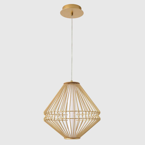 Подвесной светильник Crystal Lux CUADRA SP15W LED GOLD Подвесной светильник Crystal Lux CUADRA SP15W LED GOLD