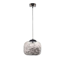 Подвесной светодиодный светильник Lumina Deco Daisy LDP 6823-300 CHR+GY