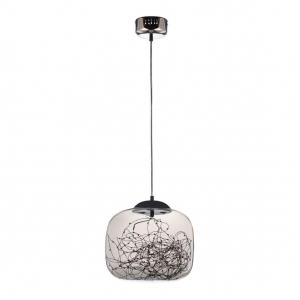 Подвесной светодиодный светильник Lumina Deco Daisy LDP 6823-300 CHR+GY
