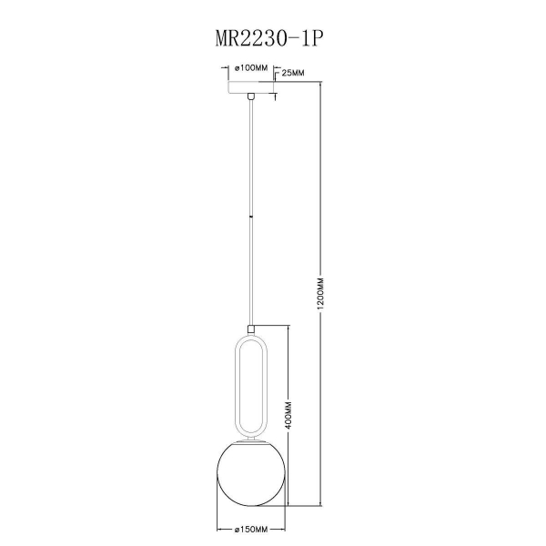 Подвесной светильник MyFar Pierre MR2230-1P Подвесной светильник MyFar Pierre MR2230-1P