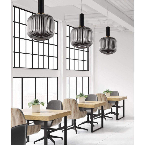 Подвесной светильник Lumina Deco Gato LDP 1217-1 GY+BK Подвесной светильник Lumina Deco Gato LDP 1217-1 GY+BK