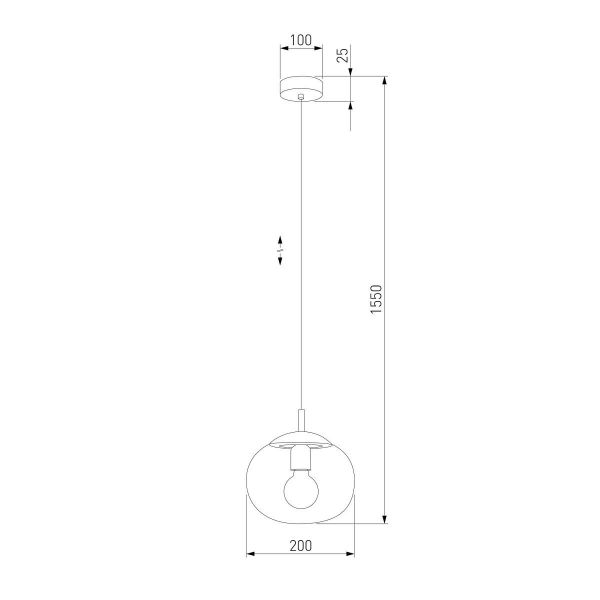 Подвесной светильник TK Lighting 5823 Vibe Подвесной светильник TK Lighting 5823 Vibe