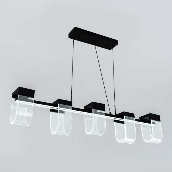 Подвесной cветильник LED4U L7707-1200 BK Подвесной cветильник LED4U L7707-1200 BK
