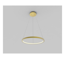 Подвесной светодиодный светильник Italline IT013-6027 gold 3000K