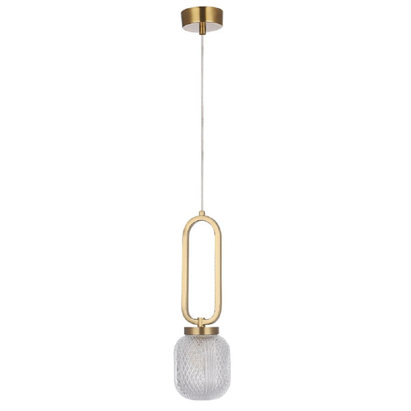 Подвесной светильник Crystal Lux Carolina SP1 V2 BRASS Подвесной светильник Crystal Lux Carolina SP1 V2 BRASS