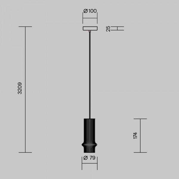 Подвесной светильник Maytoni MOD430PL-L5W3K1 Подвесной светильник Maytoni MOD430PL-L5W3K1