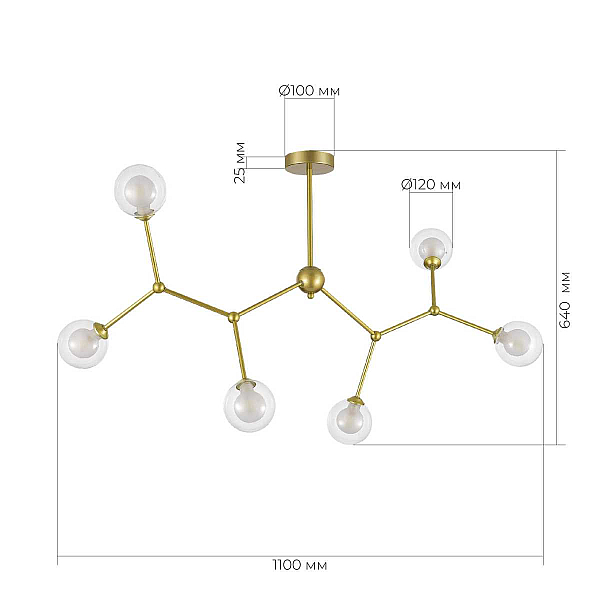 Подвесной светильник Evoluce ARCUS SLE1106-203-06