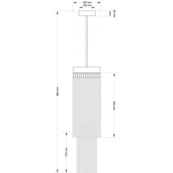 Подвесной светильник KUTEK FILAGO FIL-ZW-4(Z)150/500 Подвесной светильник KUTEK FILAGO FIL-ZW-4(Z)150/500