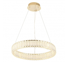 Подвесной светодиодный светильник Crystal Lux Musika SP50W Led Gold