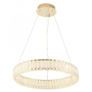 Подвесной светодиодный светильник Crystal Lux Musika SP50W Led Gold