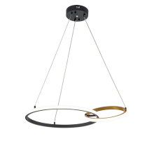 Подвесной светодиодный светильник Escada Relation 10230/2LED Black/Gold
