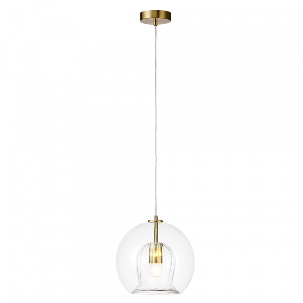 Подвесной светильник Crystal Lux Luisa SP1 Brass/Transparent Подвесной светильник Crystal Lux Luisa SP1 Brass/Transparent
