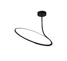 Подвесной светодиодный светильник Italline IT013-6025 black 3000K