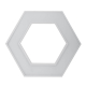 Подвесной светодиодный cветильник Geometria ЭРА Hexagon SPO-123-W-40K-045 45Вт 4000К белый Б0050554