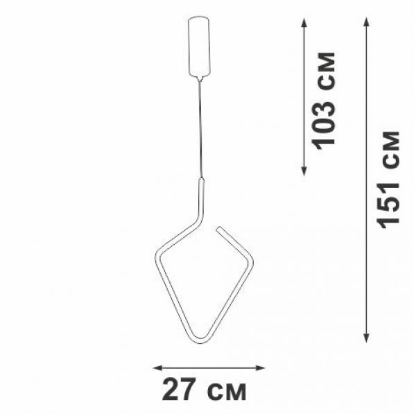 Подвесной светодиодный светильник Vitaluce V4608-0/1S Подвесной светодиодный светильник Vitaluce V4608-0/1S