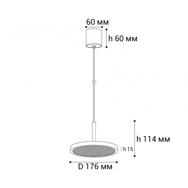 Подвесной светодиодный светильник Italline IT08-8022 white 3000K Подвесной светодиодный светильник Italline IT08-8022 white 3000K