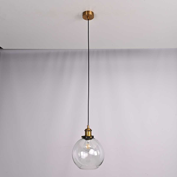 Подвесной светильник Imperium Loft Clear Glass Sphere Cloche 191634-22