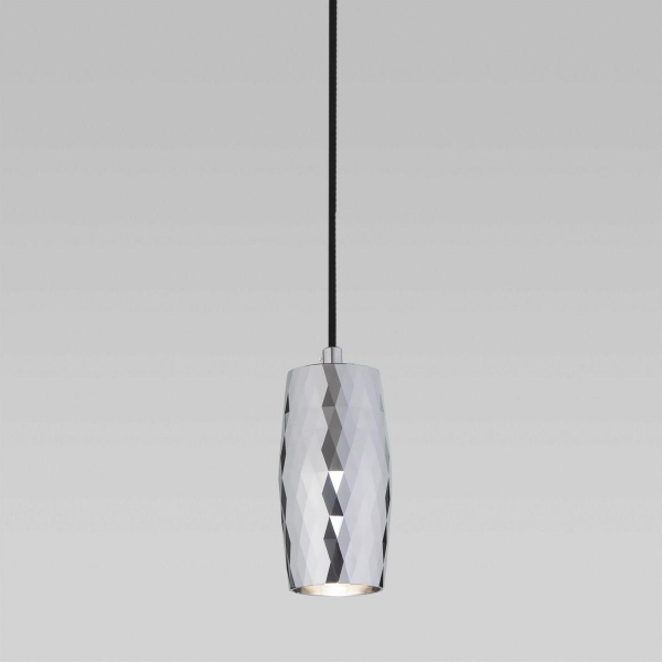 Подвесной светодиодный светильник Eurosvet Bonaldo 50246/1 Led хром Подвесной светодиодный светильник Eurosvet Bonaldo 50246/1 Led хром