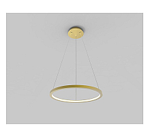 Подвесной светодиодный светильник Italline IT013-6027 gold 3000K