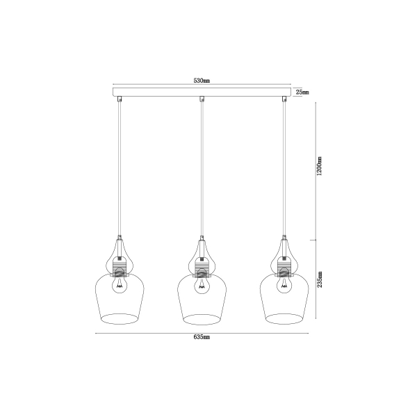 Подвесной светильник Vele Luce Simone VL5564P13