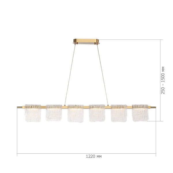 Подвесной светодиодный светильник ST Luce Voile SL6021.203.36 Подвесной светодиодный светильник ST Luce Voile SL6021.203.36
