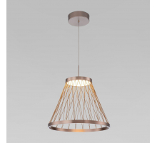 Подвесной светодиодный светильник Eurosvet Cesta 40016/1 LED коричневый