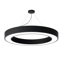 Подвесной светодиодный cветильник Geometria ЭРА Ring SPO-134-B-40K-056 56Вт 4000К черный Б0050565