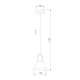 Подвесной светильник TK Lighting 2430 Vichy Black