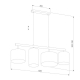 Подвесной светильник TK Lighting 4458 Deva Graphite