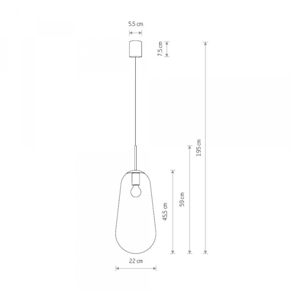 Подвесной светильник Nowodvorski Pear L 7797 Подвесной светильник Nowodvorski Pear L 7797